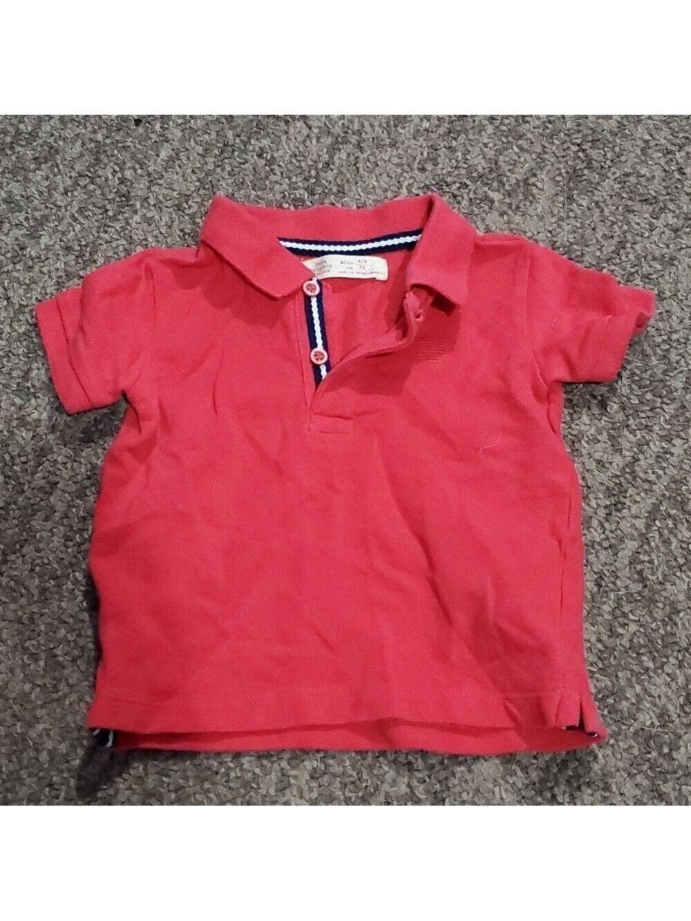 Zara baby boy size 6/9 polo shirt